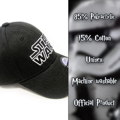 Star Wars Logo Adjustable Cap Black BA802156STW