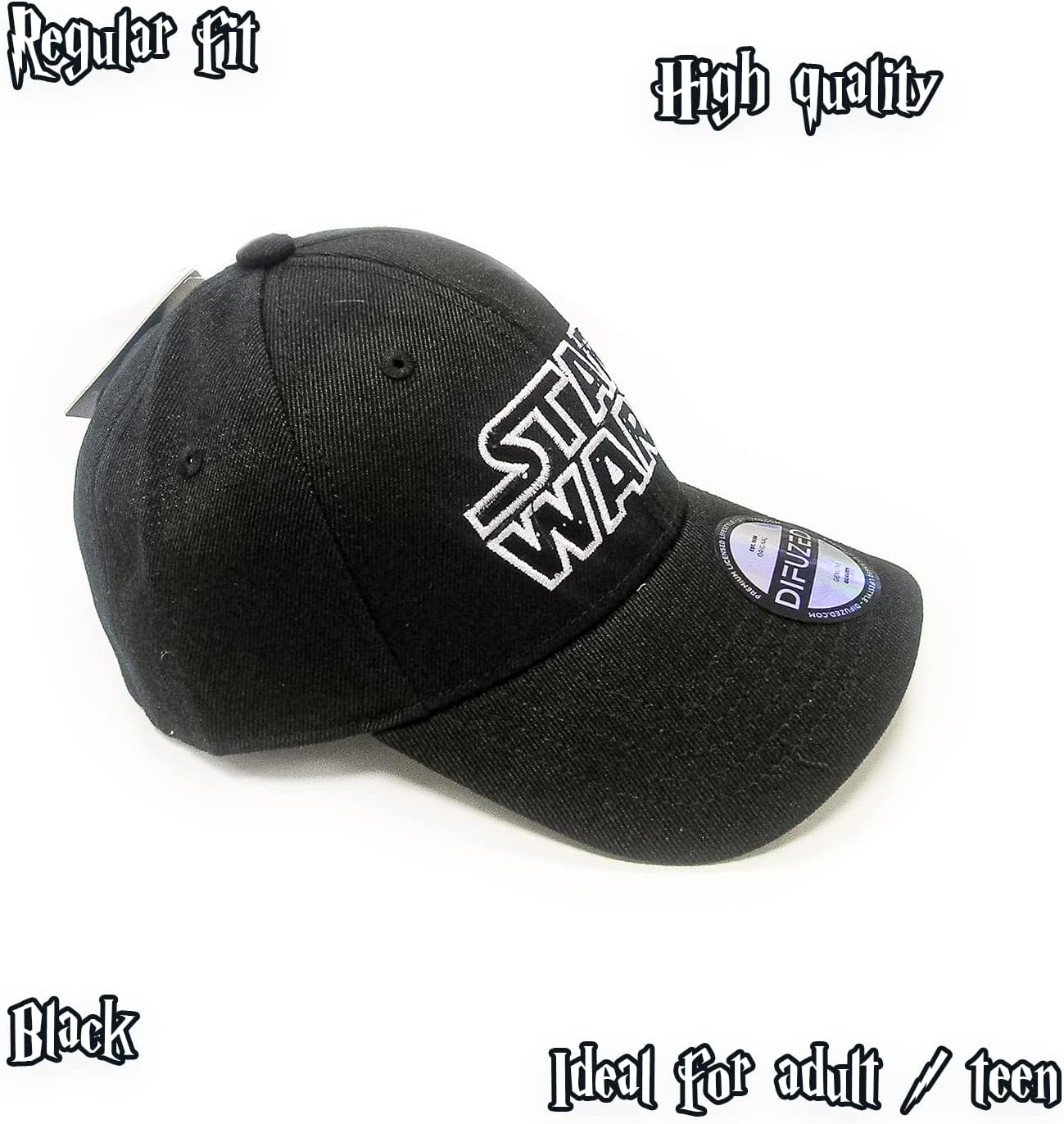 Star Wars Logo Adjustable Cap Black BA802156STW