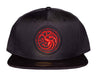 Game of Thrones Men's Baseball Cap-House of The Dragon Official Black Snapback, One Size