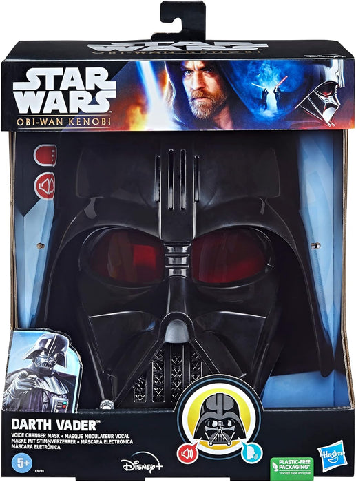 Star Wars Darth Vader - Máscara electrónica modificadora de voz - Juguete para juego de rol para niños - Juguete para disfrazarse con efectos de sonido