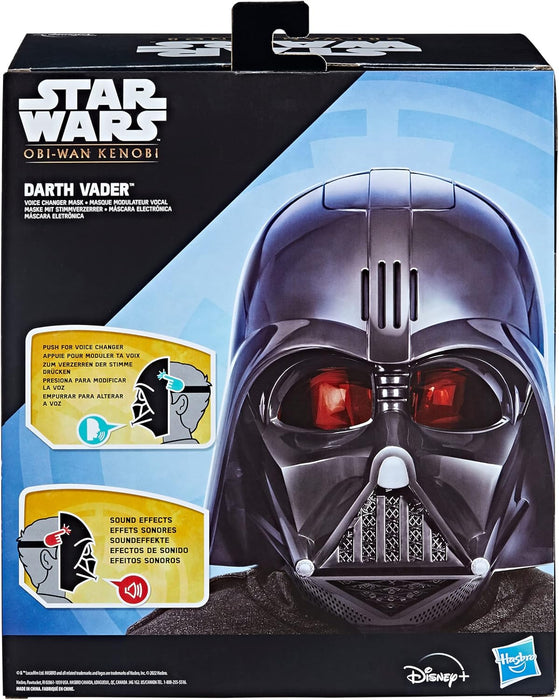 Star Wars Darth Vader - Máscara electrónica modificadora de voz - Juguete para juego de rol para niños - Juguete para disfrazarse con efectos de sonido