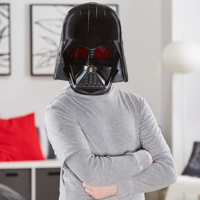 Star Wars Darth Vader - Máscara electrónica modificadora de voz - Juguete para juego de rol para niños - Juguete para disfrazarse con efectos de sonido
