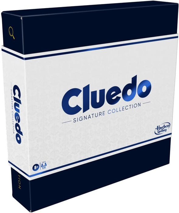 Cluedo Signature Collection Familienbordspiel für 2 bis 6 Spieler, hochwertige Verpackung und Teile, Spiel für 8+