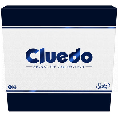 Cluedo Signature Collection Familienbordspiel für 2 bis 6 Spieler, hochwertige Verpackung und Teile, Spiel für 8+