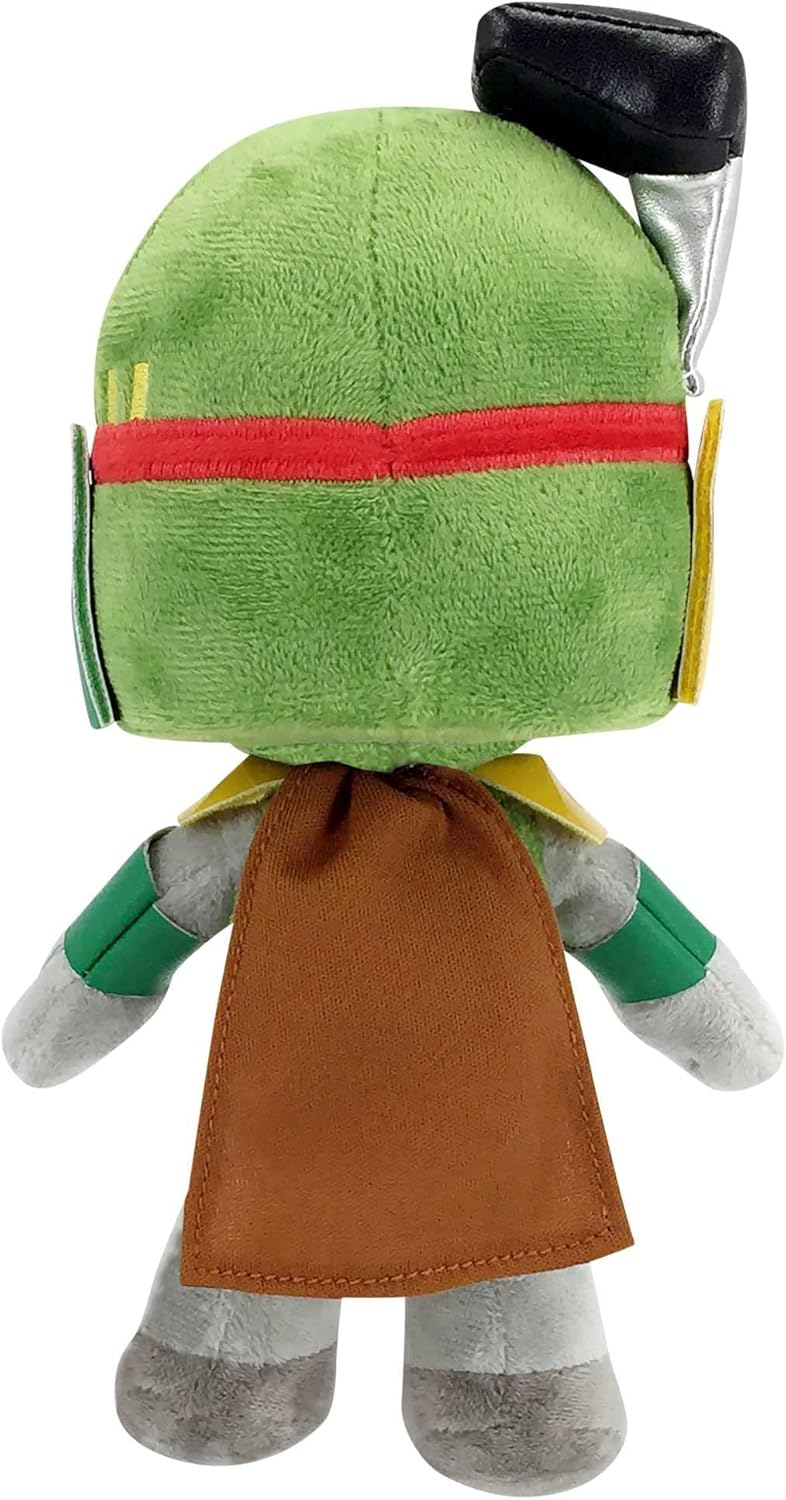 Disney Star Wars GXB24 - Boba Fett Plüschfigur (ca. 21 cm), weiche Filmfigur zum Sammeln, Geschenk für Fans ab 3 Jahren