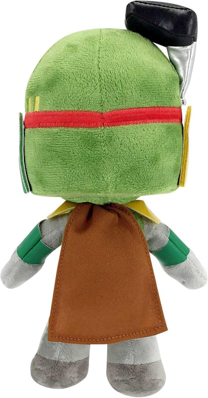 Disney Star Wars GXB24 - Boba Fett Plüschfigur (ca. 21 cm), weiche Filmfigur zum Sammeln, Geschenk für Fans ab 3 Jahren