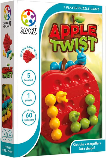 Smart Games - Apple Twist, Puzzle Game with 60 Challenges, 5+ Years
