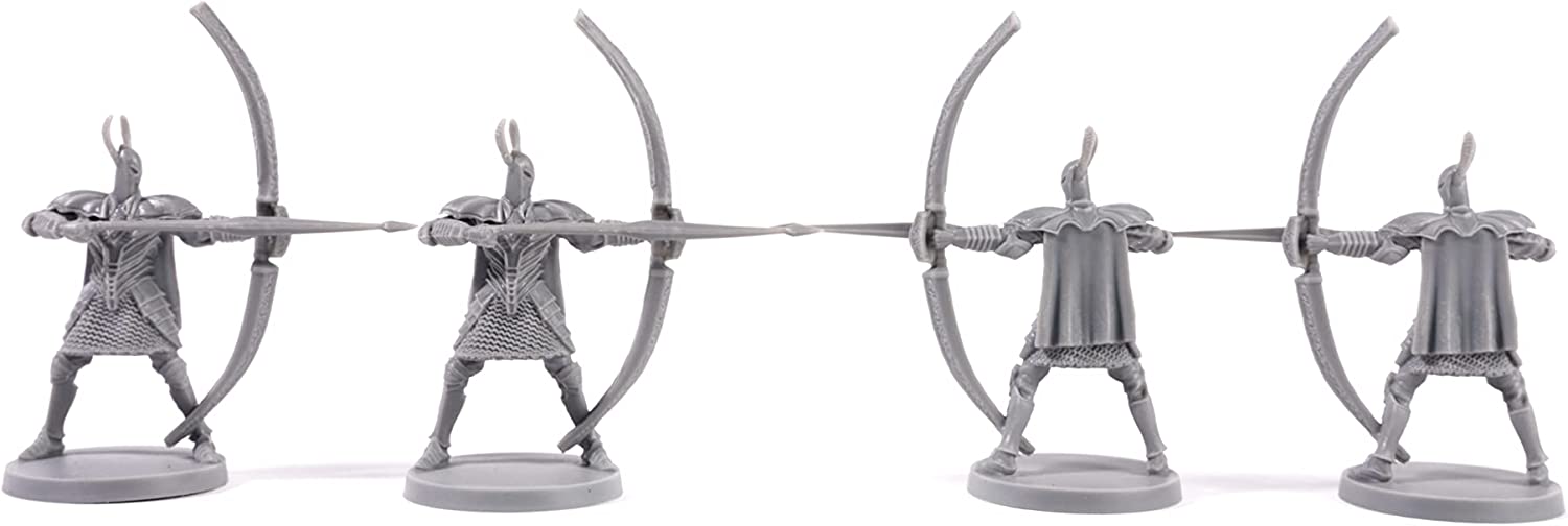 Dark Souls Il gioco di ruolo: Silver Knight Greatbowmen Miniature & Statistiche Cards. DnD, RPG, D & D, Dungeons & Dragons. Compatibile 5E