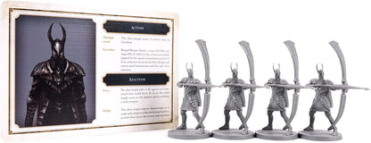 Dark Souls Il gioco di ruolo: Silver Knight Greatbowmen Miniature & Statistiche Cards. DnD, RPG, D & D, Dungeons & Dragons. Compatibile 5E