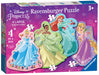 Ravensburger Disney Princess - 4 Large Shaped Jigsaw Puzzles (10, 12, 14, 16 Piece) for Kids Age 3 Years Up - Educational Toys for Toddlers