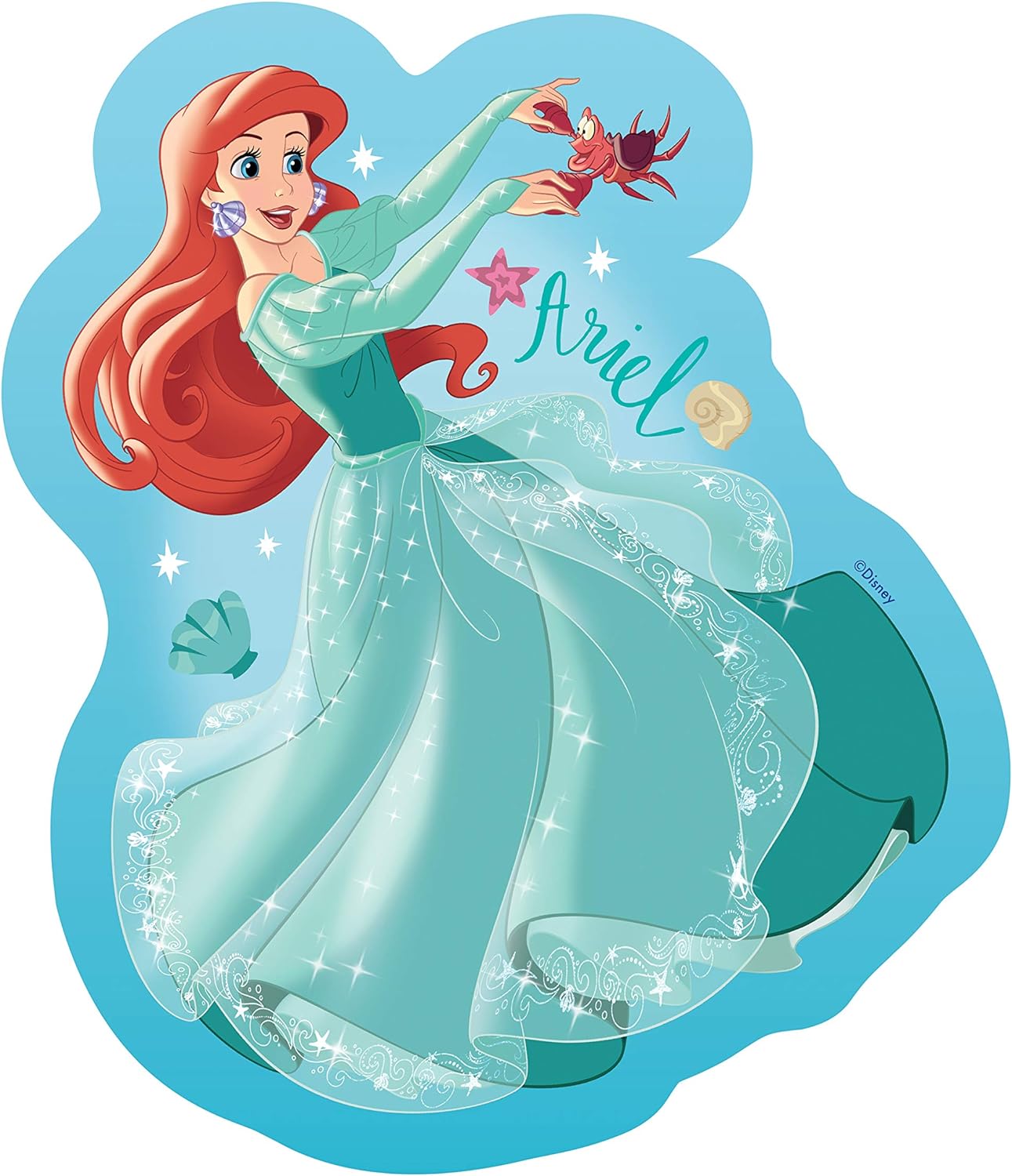 Ravensburger Disney Princess - 4 Large Shaped Jigsaw Puzzles (10, 12, 14, 16 Piece) for Kids Age 3 Years Up - Educational Toys for Toddlers