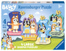 Ravensburger Bluey Toys - 4 Large Shaped Jigsaw Puzzles (10, 12, 14, 16 Pieces) - Age 3 Years Up - Gifts for Kids