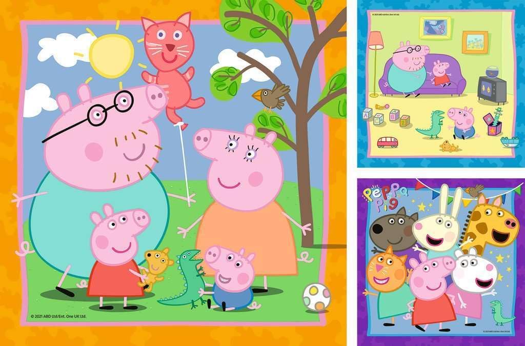 Ravensburger Peppa Pig Jigsaw Puzzles For Kids Age 5 Years Up - 3X 49 Pieces