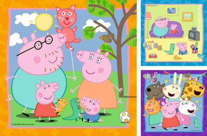 Ravensburger Peppa Pig Jigsaw Puzzles For Kids Age 5 Years Up - 3X 49 Pieces