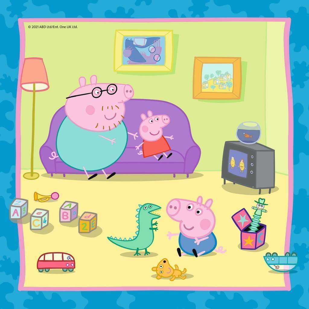 Ravensburger Peppa Pig Jigsaw Puzzles For Kids Age 5 Years Up - 3X 49 Pieces