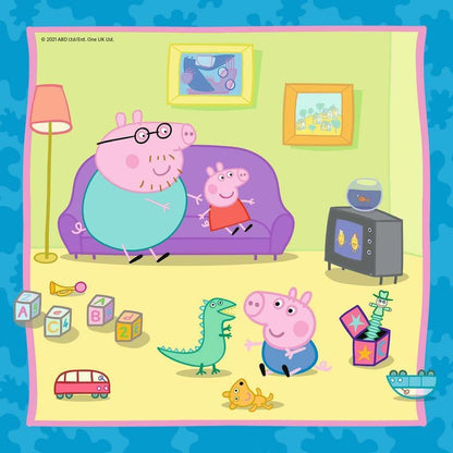 Ravensburger Peppa Pig Jigsaw Puzzles For Kids Age 5 Years Up - 3X 49 Pieces