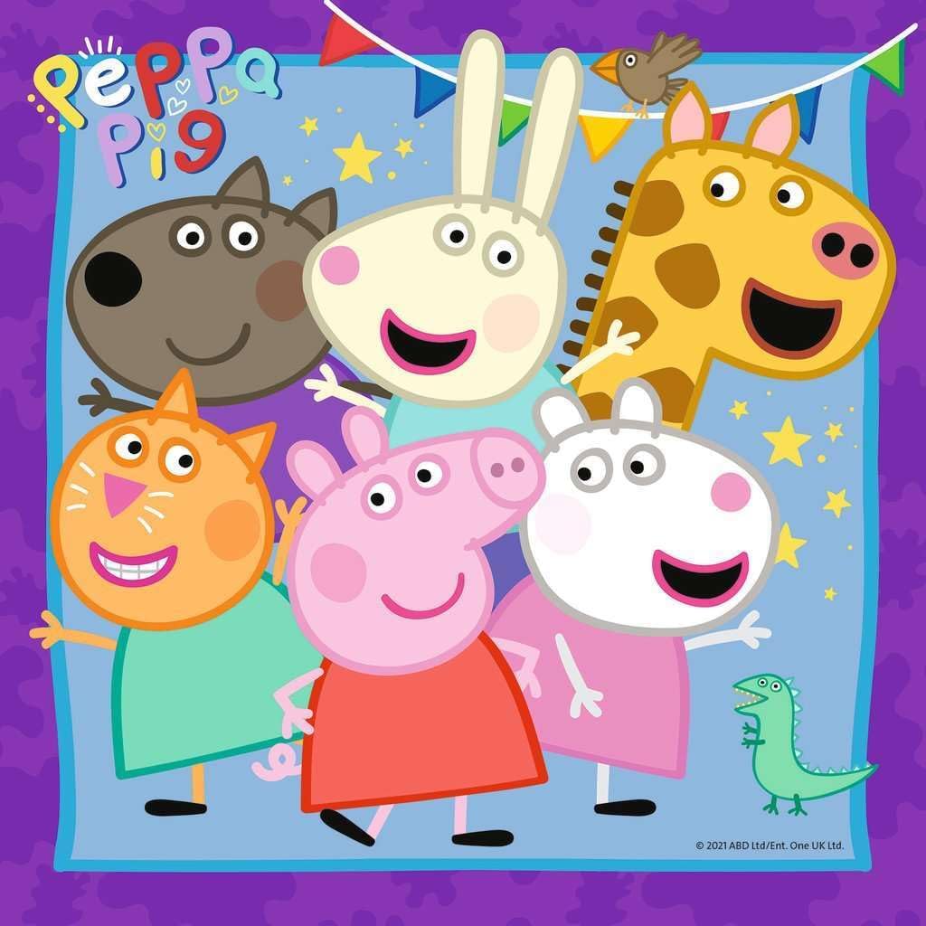 Ravensburger Peppa Pig Jigsaw Puzzles For Kids Age 5 Years Up - 3X 49 Pieces