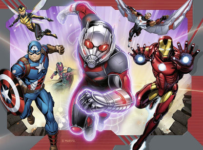 Ravensburger Marvel Avengers 4 in Box (12, 16, 20, 24 Pieces) Jigsaw Puzzles for Kids Age 3 Years Up