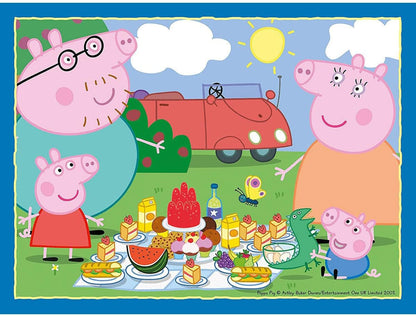 Ravensburger Peppa Wutz Puzzle für Kinder ab 3 Jahren, 10,2 cm (12, 16, 20, 24 Teile