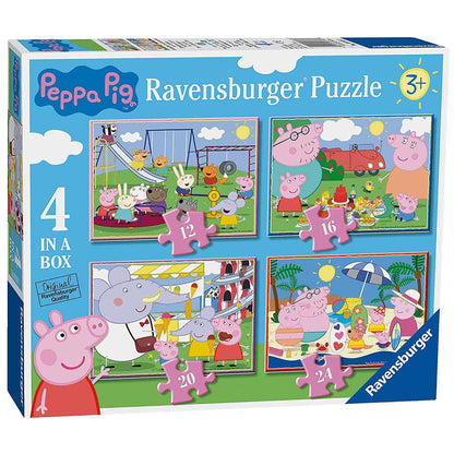 Ravensburger Peppa Wutz Puzzle für Kinder ab 3 Jahren, 10,2 cm (12, 16, 20, 24 Teile