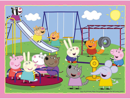 Ravensburger Peppa Wutz Puzzle für Kinder ab 3 Jahren, 10,2 cm (12, 16, 20, 24 Teile