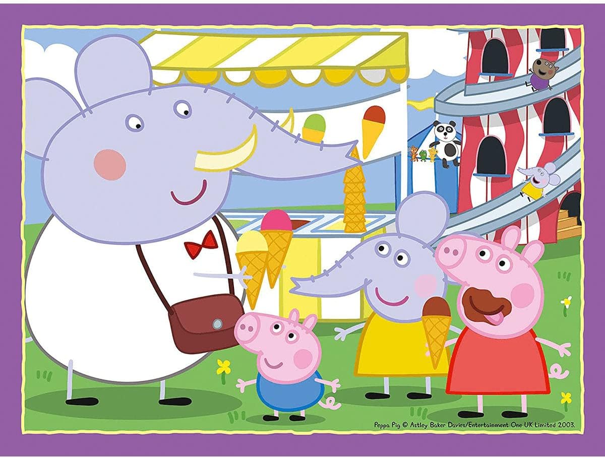 Ravensburger Peppa Wutz Puzzle für Kinder ab 3 Jahren, 10,2 cm (12, 16, 20, 24 Teile