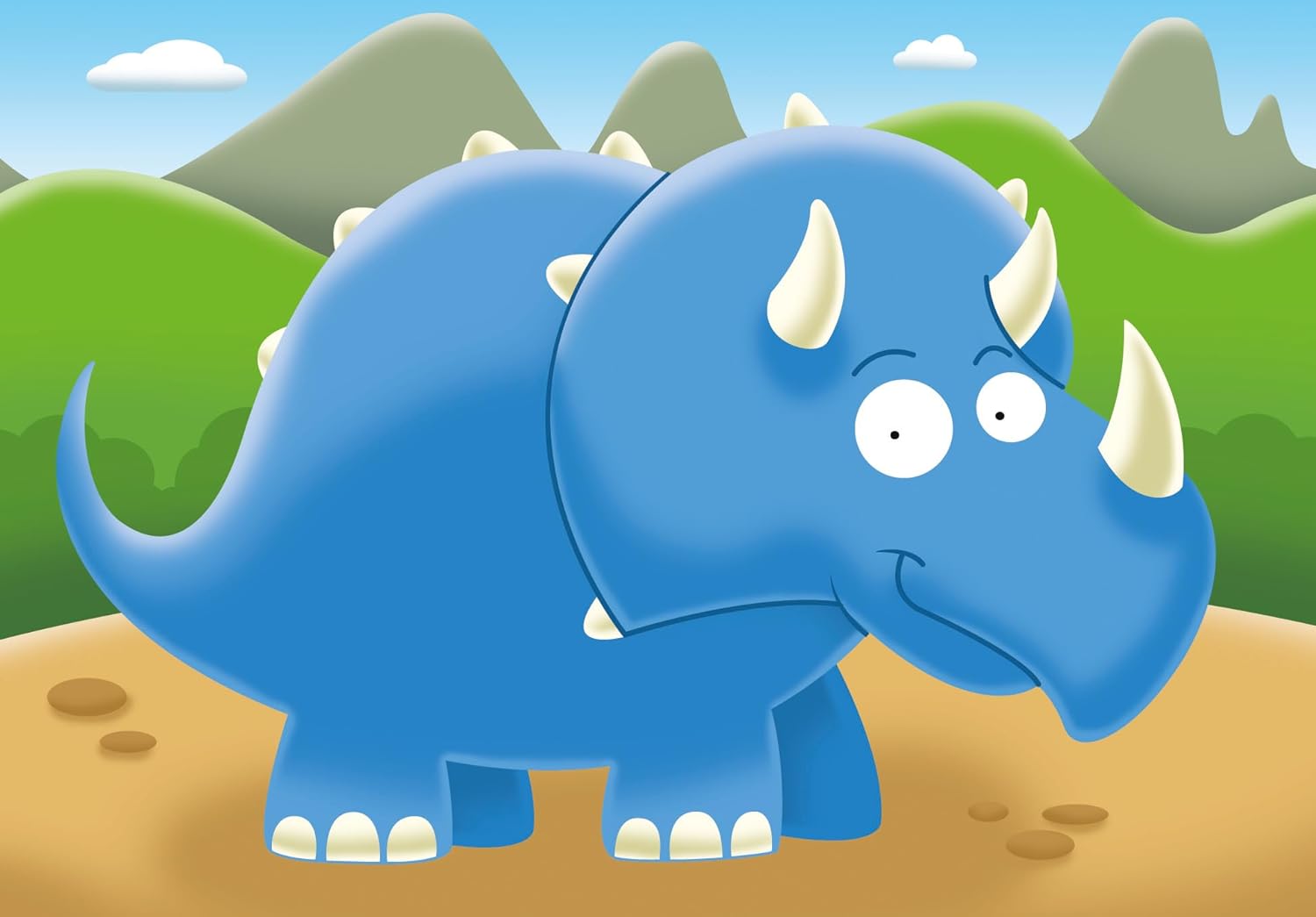 Ravensburger Jolly Dinosaurs My First Jigsaw Puzzles Educational Toys for Toddlers Age 18 Months and Up