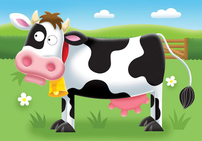 Ravensburger On The Farm, My First Jigsaw Puzzles (2, 3, 4 & 5 Piece) Educational Toys for Toddlers Age 18 Months and Up