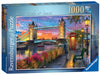 Ravensburger Tower Bridge of London at Sunset 1000 Piece Jigsaw Puzzle for Adults and Kids Age 12 Years Up Old Design