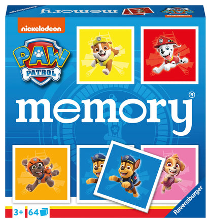 Ravensburger Paw Patrol Memory Game - Matching Picture Snap Pairs For Kids Age 3 Years Up - Educational Todder Toy