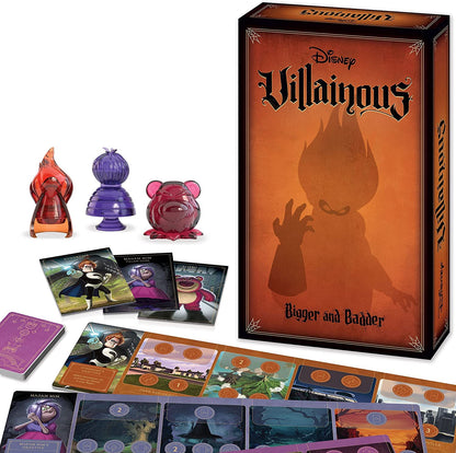 Ravensburger Disney Villainous Bigger and Badder Family Strategy Board Game for Adults & Kids Age 10 Years Up - Can Be Played as a Stand-Alone or Expansion Single