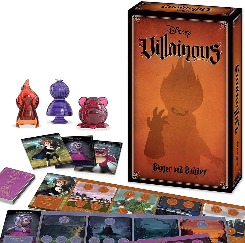 Ravensburger Disney Villainous Bigger and Badder Family Strategy Board Game for Adults & Kids Age 10 Years Up - Can Be Played as a Stand-Alone or Expansion Single
