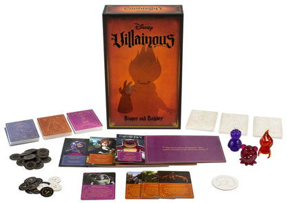 Ravensburger Disney Villainous Bigger and Badder Family Strategy Board Game for Adults & Kids Age 10 Years Up - Can Be Played as a Stand-Alone or Expansion Single