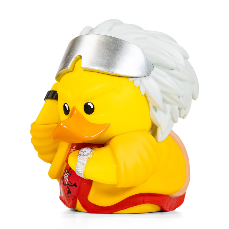 TUBBZ Back To The Future Doc Brown 2015 Collectible Duck Vinyl Figure – Official Back To The Future Merchandise - TV & Movies