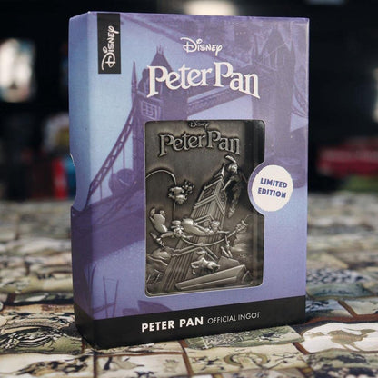 FANATTIK DISNEY - Peter Pan - Lingot en Métal - Limited Edition