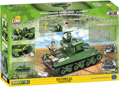 COBI Sherman M4A3E2 JUMBO,Green