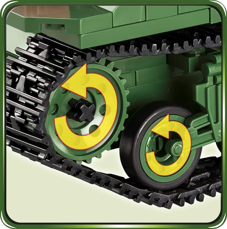 COBI Sherman M4A3E2 JUMBO,Green