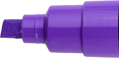 uni-ball PWE-8K Liquid Chalk Pens. Multi-Purpose Wipeable Coloured Markers for Blackboards, Chalkboards, Whiteboards, Glass, Mirrors, Plastic, Windows, Metal. Safe for Kids. Chisel Tip 8mm. 8 Pack
