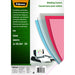Fellowes A4 Binding Cover - 150 Microns PVC Binding Covers - Pack of 100 Binding Covers - Transparent