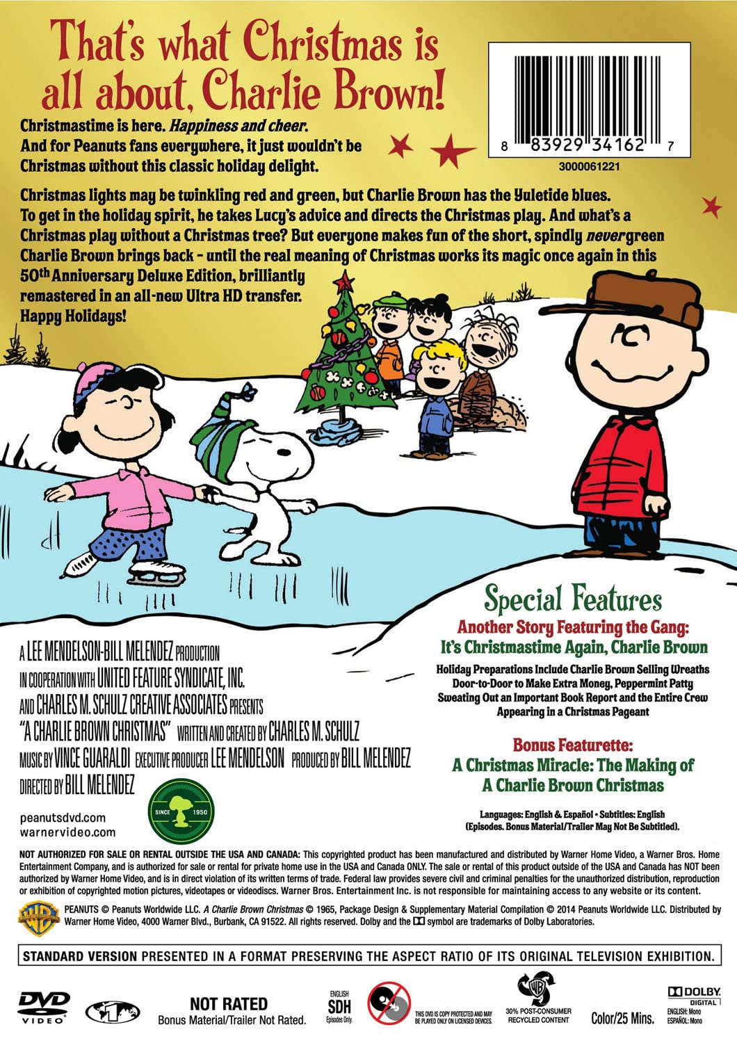 A Charlie Brown Christmas 50th Anniversay Deluxe Edition
