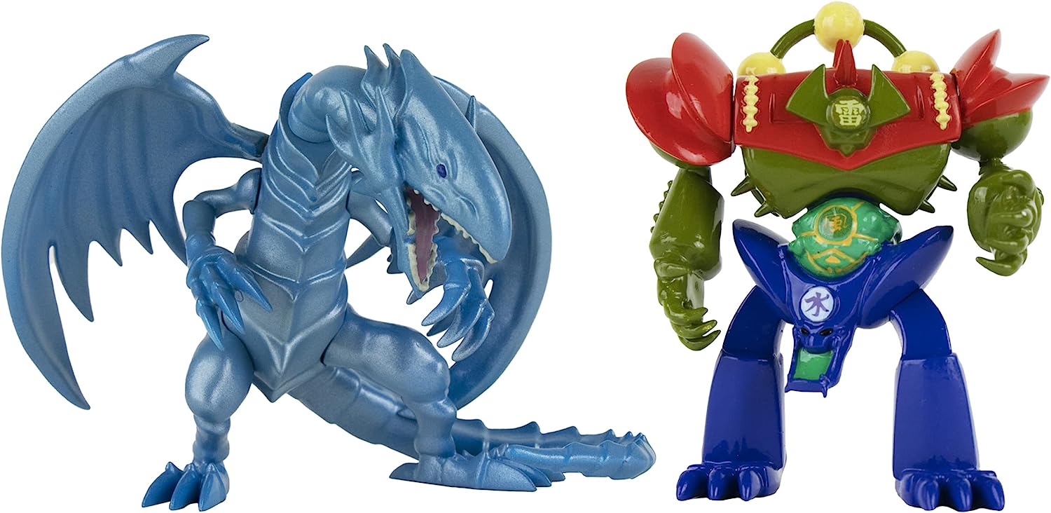 Yu-Gi-Oh! 2 Figure Battle Pack- Blue Eyes White Dragon & Gate Guardian (3.75 inch)