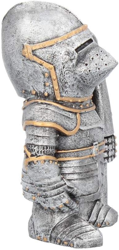 Nemesis Now B1807E5 - Figura Decorativa de Sir Pokealot, 16 cm, Color Plateado