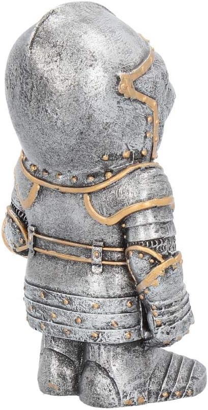 Nemesis Now B1807E5 - Figura Decorativa de Sir Pokealot, 16 cm, Color Plateado