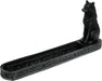 Catching The Scent Obsidian Wolf Incense Burner 25Cm