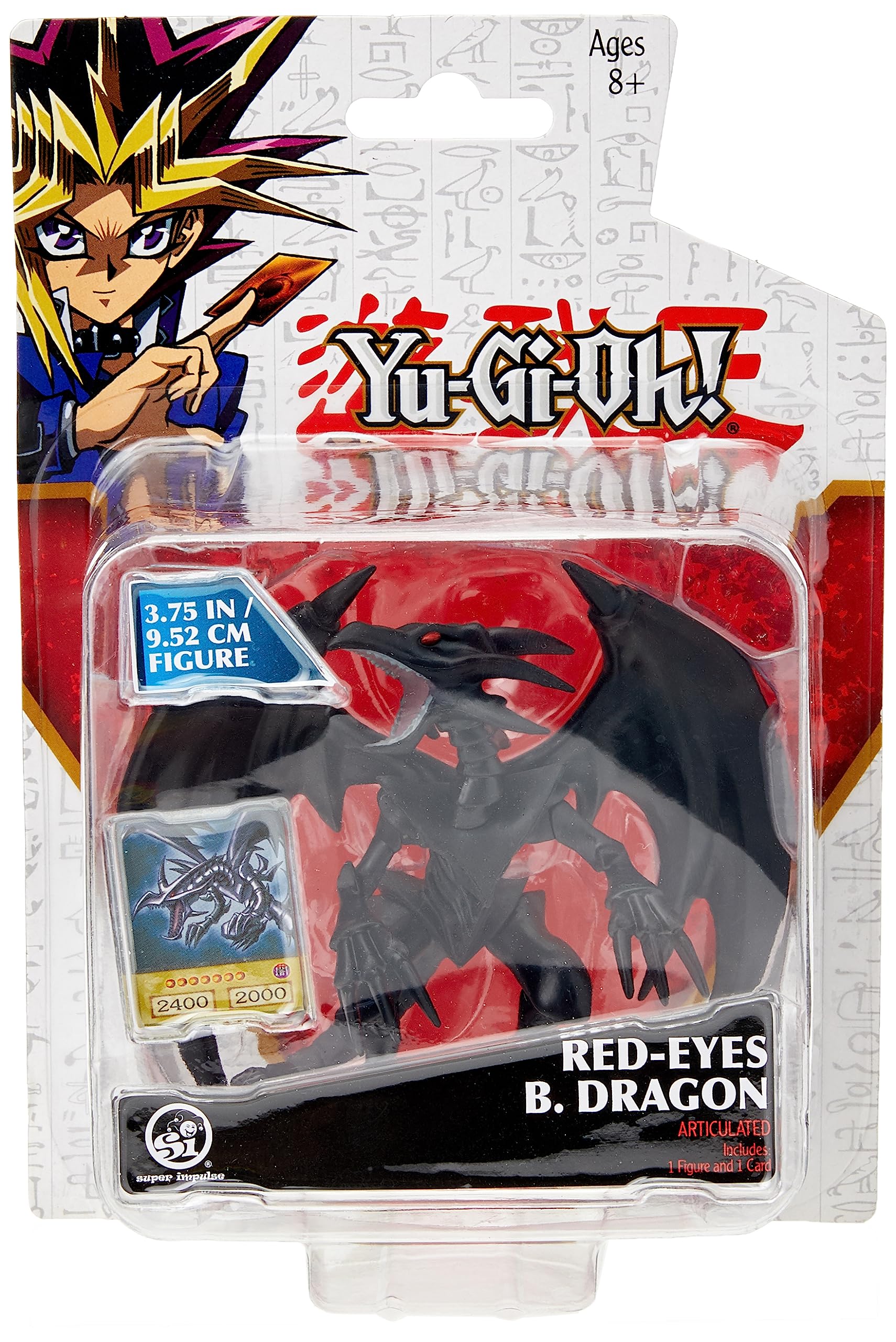 Yu-Gi-Oh! Action Figures - Red Eyes Black Dragon Solid (3.75 inch)