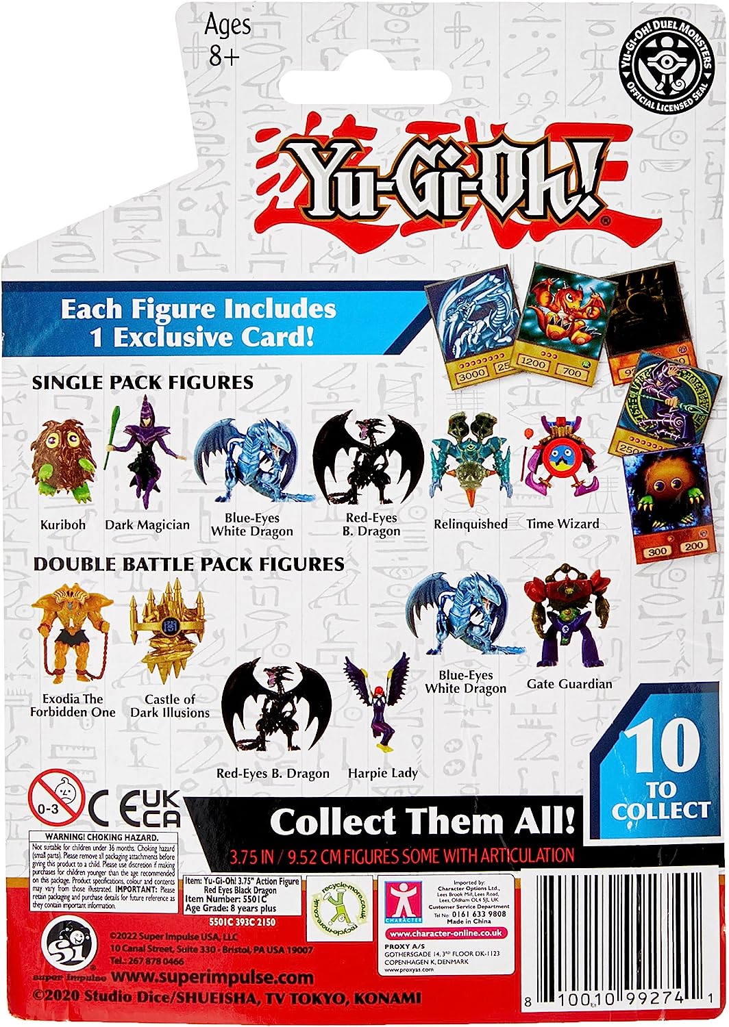Yu-Gi-Oh! Action Figures - Red Eyes Black Dragon Solid (3.75 inch)