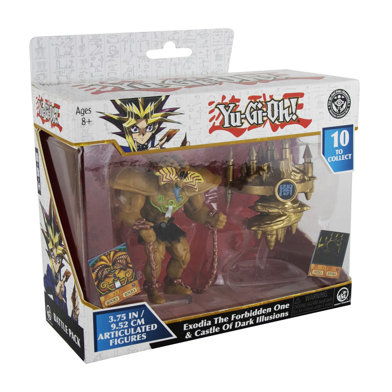 Yu-Gi-Oh! 2 Figure Battle Pack- Exodia & Castle of Dark & Exodia the Forbidden One (3.75 inch)