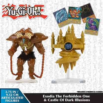 Yu-Gi-Oh! 2 Figure Battle Pack- Exodia & Castle of Dark & Exodia the Forbidden One (3.75 inch)