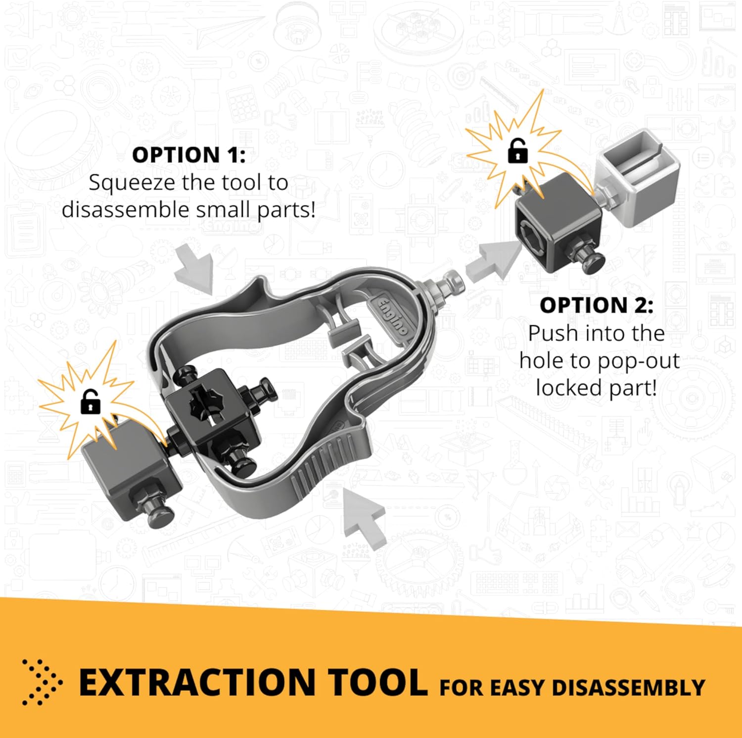 Engino Creative Builder Wheeled Loader Machinery Set