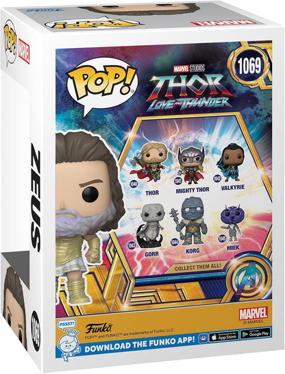 Funko POP! Marvel: Thor: Love and Thunder - Zeus - Collectable Vinyl Figure - Gift Idea - Official Merchandise - Toys for Kids & Adults - Movies Fans - Model Figure for Collectors and Display